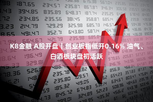 K8金融 A股开盘｜创业板指低开0.16% 油气、白酒板块盘初活跃